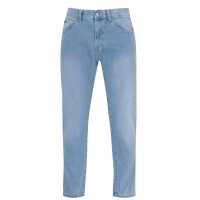 Pierre Cardin Мъжки Дънки Plain Straight Leg Jeans Mens Light Wash Мъжки дънки