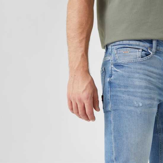 Hugo Boss Стеснени Дънки Delaware Slim Jeans  - Denim Edit