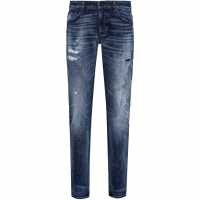 Hugo Boss Стеснени Дънки Delaware Slim Jeans Blue 424 Denim Edit