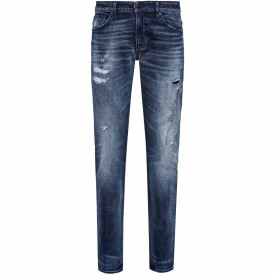 Hugo Boss Стеснени Дънки Delaware Slim Jeans Blue 424 - Denim Edit