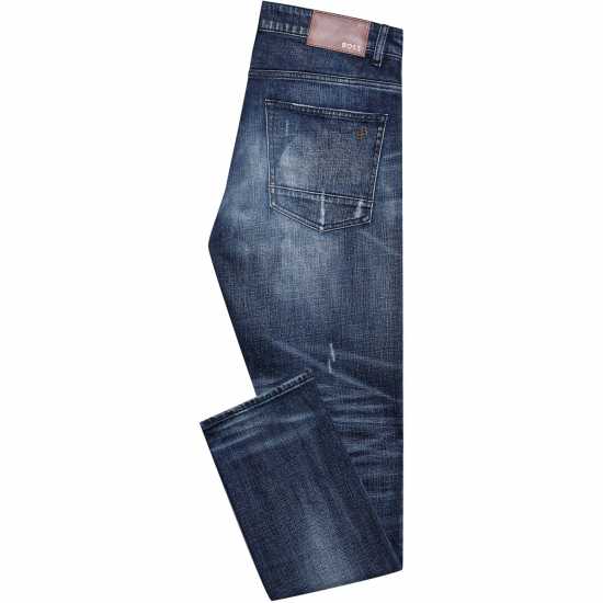 Hugo Boss Стеснени Дънки Delaware Slim Jeans Blue 424 - Denim Edit