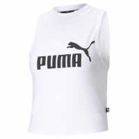 Puma Дамски Потник Essential Tank Top Womens Puma White Дамски потници