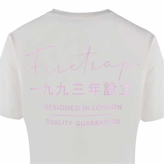 Firetrap Slit Grapht Ld53  Дамски тениски и фланелки