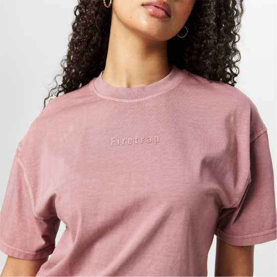 Firetrap Wash Boxy Oversized T-Shirt Womens  Дамски тениски и фланелки