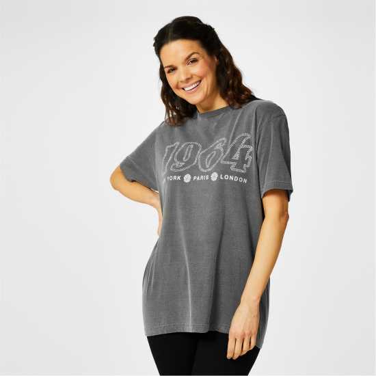 Дамски тениски и фланелки Biba Vintage Printed T-Shirt 1964 Хотфикс Biba Vintage Printed T-Shirt 1964 Хотфикс Дамски тениски и фланелки