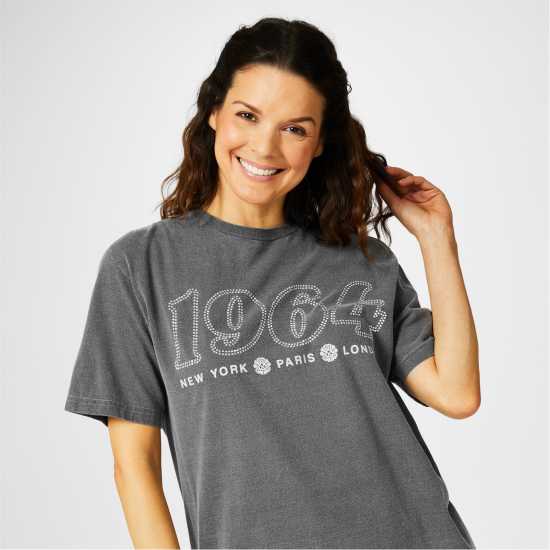 Дамски тениски и фланелки Biba Vintage Printed T-Shirt 1964 Хотфикс Biba Vintage Printed T-Shirt 1964 Хотфикс Дамски тениски и фланелки