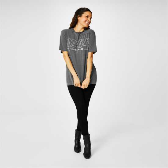 Дамски тениски и фланелки Biba Vintage Printed T-Shirt 1964 Хотфикс Biba Vintage Printed T-Shirt 1964 Хотфикс Дамски тениски и фланелки