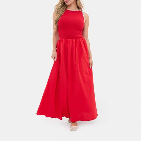 I Saw It First Whipstitch Midaxi Dress  Дамски поли и рокли