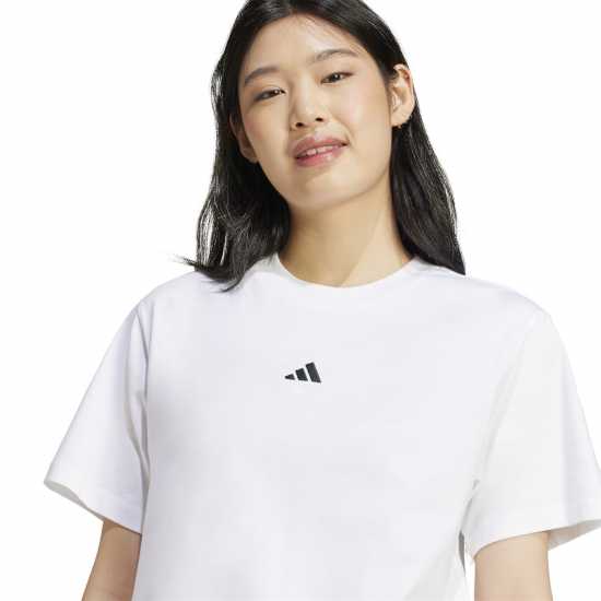 Adidas Essentials Small Logo Cotton T-Shirt Womens  Дамски тениски и фланелки