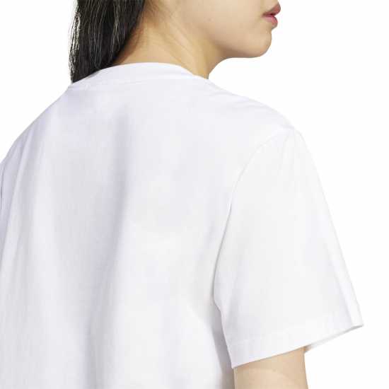 Adidas Essentials Small Logo Cotton T-Shirt Womens  Дамски тениски и фланелки