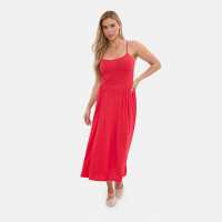 Средна Рокля I Saw It First Strappy Jersey Tie Back Midi Dress  Дамски поли и рокли