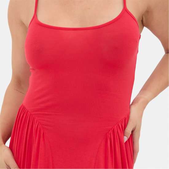 Средна Рокля I Saw It First Strappy Jersey Tie Back Midi Dress  Дамски поли и рокли