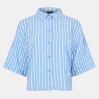 Vero Moda Тениска Linn Sht Shirt Ld99 Марина:Инге Дамски ризи и тениски