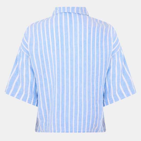 Vero Moda Тениска Linn Sht Shirt Ld99 Марина: Олга Дамски ризи и тениски