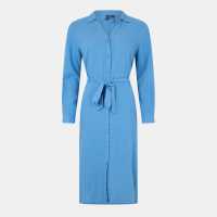 Дамски поли и рокли Vero Moda Linn Shirt Drss Ld99 Blue Jasper Vero Moda Linn Shirt Drss Ld99 Blue Jasper Дамски поли и рокли