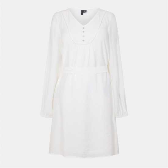 Дамски поли и рокли Vero Moda Mira Detl Dress Ld99 Снежана Бяла Vero Moda Mira Detl Dress Ld99 Снежана Бяла Дамски поли и рокли