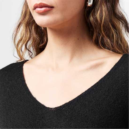 Pieces Dress Fem Kni Ld99 Черно Дамски поли и рокли