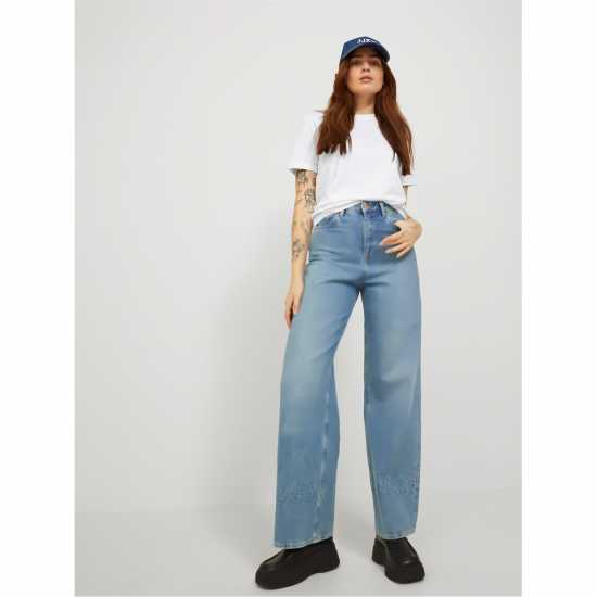 Jjxx Anna Short Sleeve T-Shirt Ярко бяло Дамски тениски и фланелки