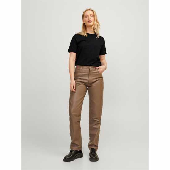 Дамски тениски и фланелки Jjxx Anna Short Sleeve T-Shirt Черно Jjxx Anna Short Sleeve T-Shirt Черно Дамски тениски и фланелки