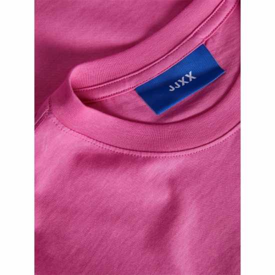Jjxx Anna Short Sleeve T-Shirt Карминово розово Дамски тениски и фланелки