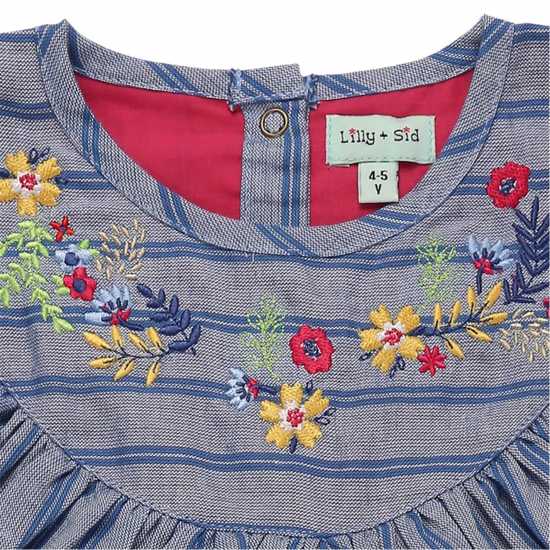 Lilly And Sid Kids' Floral A Line Dress Lilly And Sid Kids' Floral A Line Dress