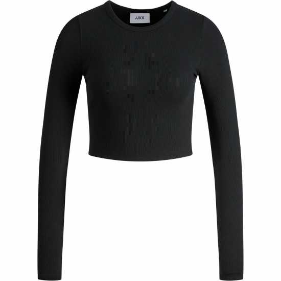 Дамски тениски и фланелки Jjxx Feline Long Sleeve T-Shirt Черно Jjxx Feline Long Sleeve T-Shirt Черно Дамски тениски и фланелки