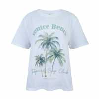 Soulcal Graphic T-Shirt Палма Дамски тениски и фланелки