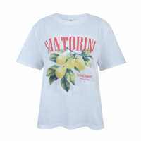 Soulcal Graphic T-Shirt Лимон Дамски тениски и фланелки