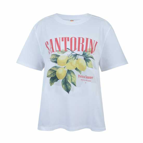 Soulcal Graphic T-Shirt Лимон Дамски тениски и фланелки