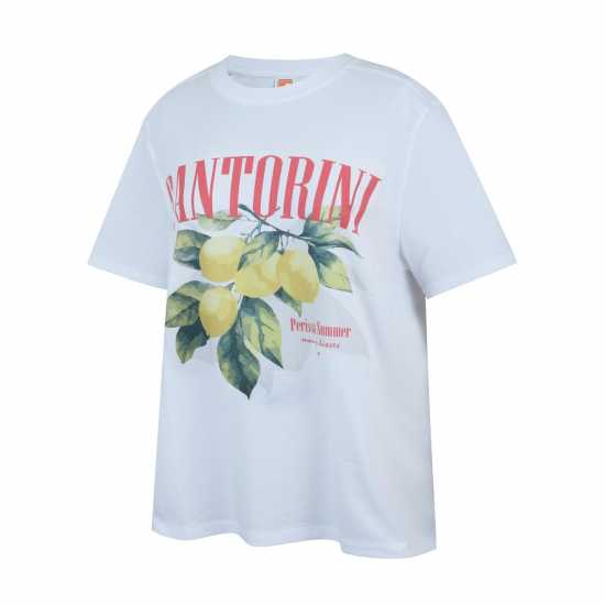 Soulcal Graphic T-Shirt Лимон Дамски тениски и фланелки