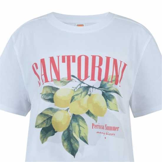 Soulcal Graphic T-Shirt Лимон Дамски тениски и фланелки