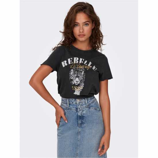 Дамски тениски и фланелки Only Lucy Short Sleeve Graphic T-Shirt Only Lucy Short Sleeve Graphic T-Shirt Дамски тениски и фланелки