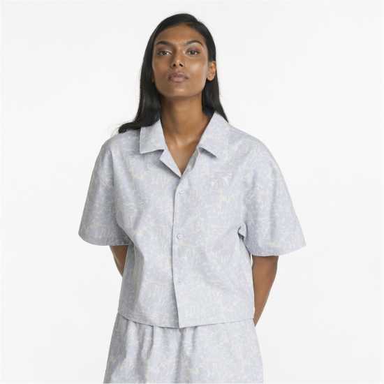 Puma Short Sleeve Shirt Womens  Дамски ризи и тениски