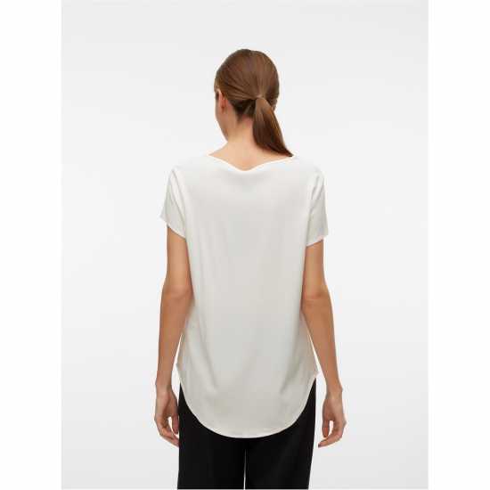 Дамски тениски и фланелки Vero Moda Short Sleeve T-Shirt Снежана Бяла Vero Moda Short Sleeve T-Shirt Снежана Бяла Дамски тениски и фланелки