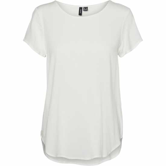 Дамски тениски и фланелки Vero Moda Short Sleeve T-Shirt Снежана Бяла Vero Moda Short Sleeve T-Shirt Снежана Бяла Дамски тениски и фланелки