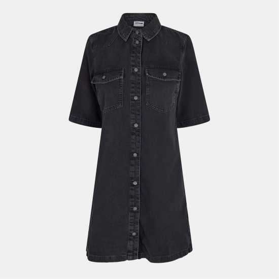 Noisy May Ss Denim Dress Ld99 Черно 