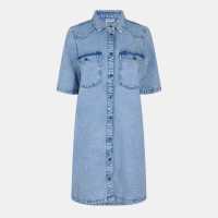 Noisy May Ss Denim Dress Ld99 Светло син деним 