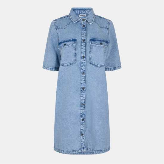 Noisy May Ss Denim Dress Ld99 Светло син деним 