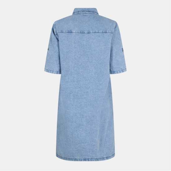 Noisy May Ss Denim Dress Ld99 Светло син деним 