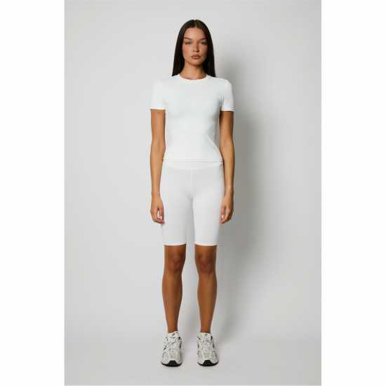 Honeyz Signature Tee Ld99 Бяло Дамски тениски и фланелки