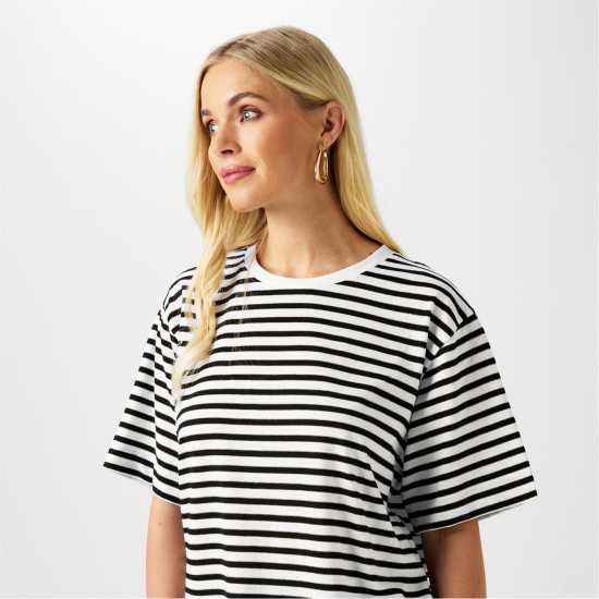 Biba Essential T-Shirt Полоска Дамски тениски и фланелки