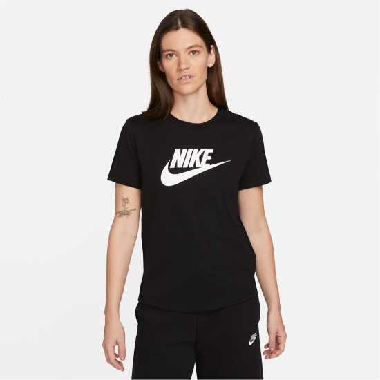 Дамски тениски и фланелки Nike Futura Tee Ld53 Черно Nike Futura Tee Ld53 Черно Дамски тениски и фланелки