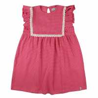 Lilly And Sid Frill Dotty A-Line Dress Lilly And Sid Frill Dotty A-Line Dress