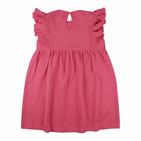 Lilly And Sid Frill Dotty A-Line Dress Lilly And Sid Frill Dotty A-Line Dress