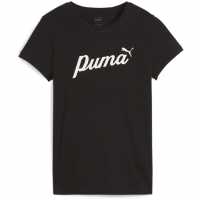 Puma Ess+ Script Tee T-Shirt Womens  Дамски тениски и фланелки