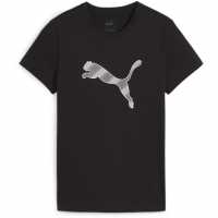 Puma Mass Merchants Tee T-Shirt Womens Черно Пума Дамски тениски и фланелки