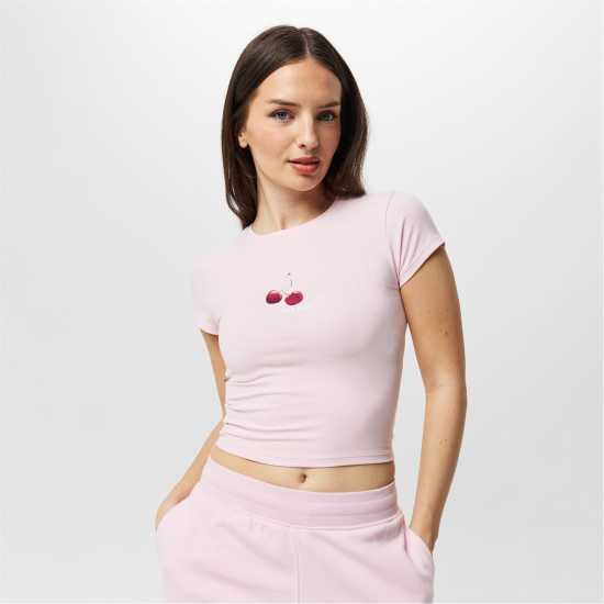 Jack Wills Jw Fruit Baby Slim Fit T-Shirt Череши 