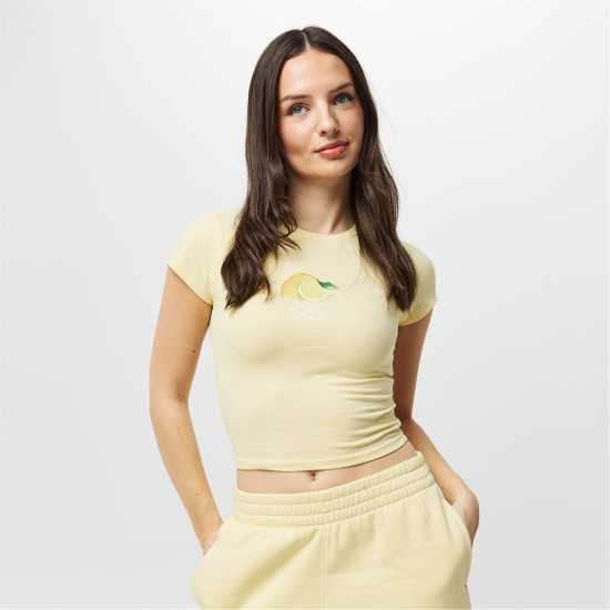 Jack Wills Jw Fruit Baby Slim Fit T-Shirt Лимони Jack Wills Jw Fruit Baby Slim Fit T-Shirt Лимони