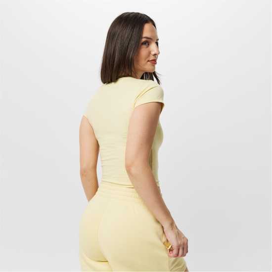 Jack Wills Jw Fruit Baby Slim Fit T-Shirt Лимони Jack Wills Jw Fruit Baby Slim Fit T-Shirt Лимони