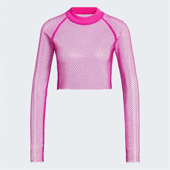 Дамски тениски и фланелки Adidas Crystal Mesh Cover-Up Long-Sleeve Top Womens Adidas Crystal Mesh Cover-Up Long-Sleeve Top Womens Дамски тениски и фланелки